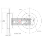 MAXGEAR Bremsscheibe