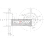 MAXGEAR Bremsscheibe