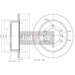 MAXGEAR Bremsscheibe