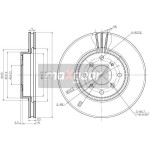 MAXGEAR Bremsscheibe