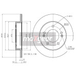 MAXGEAR Bremsscheibe