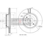 MAXGEAR Bremsscheibe