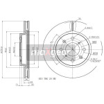 MAXGEAR Bremsscheibe