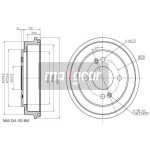 MAXGEAR Bremstrommel