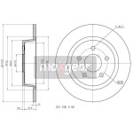 MAXGEAR Bremsscheibe