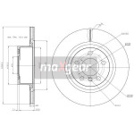 MAXGEAR Bremsscheibe
