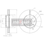 MAXGEAR Bremsscheibe
