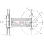 MAXGEAR Bremsscheibe