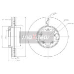 MAXGEAR Bremsscheibe