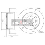 MAXGEAR Bremsscheibe