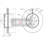 MAXGEAR Bremsscheibe