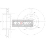 MAXGEAR Bremsscheibe