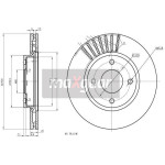 MAXGEAR Bremsscheibe