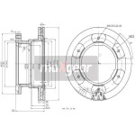 MAXGEAR Bremsscheibe