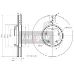 MAXGEAR Bremsscheibe