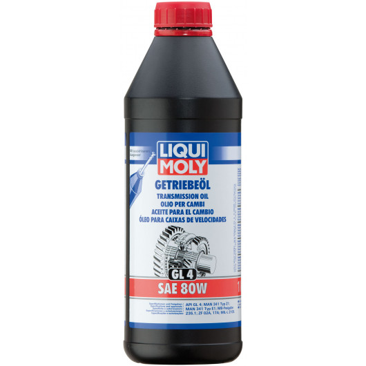 Liqui Moly  Getriebeöl (GL4) SAE 80W 1l