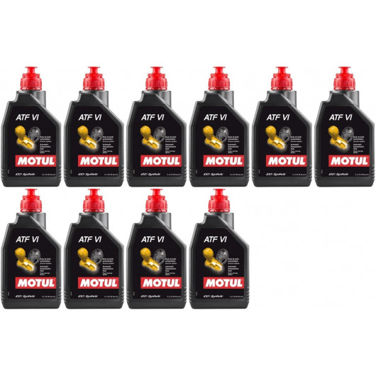 MOTUL ATF VI Automatikgetriebeöl ATF VI Rot 1 Liter 10x 1l = 10 Liter