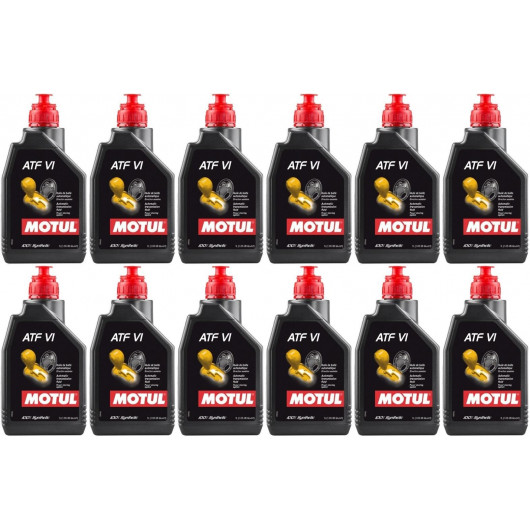 MOTUL ATF VI Automatikgetriebeöl ATF VI Rot 1 Liter 12x 1l = 12 Liter