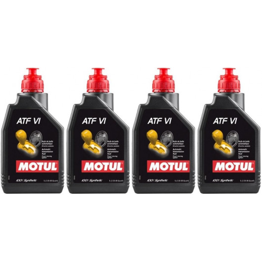 MOTUL ATF VI Automatikgetriebeöl ATF VI Rot 1 Liter 4x 1l = 4 Liter