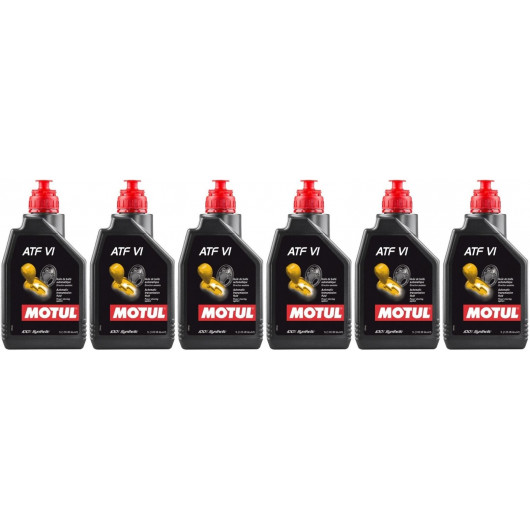 MOTUL ATF VI Automatikgetriebeöl ATF VI Rot 1 Liter 6x 1l = 6 Liter