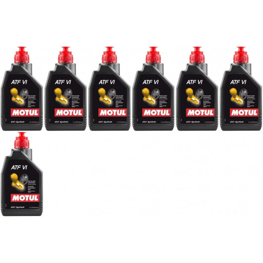 MOTUL ATF VI Automatikgetriebeöl ATF VI Rot 1 Liter 7x 1l = 7 Liter