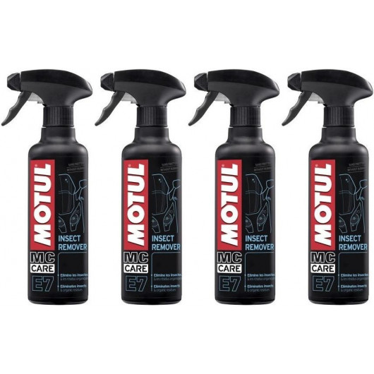 MOTUL E7 INSECT REMOVER INSEKTENENTFERNER 4x 400 Milliliter