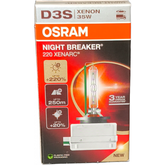 OSRAM D3S 35W XENARC® NIGHT BREAKER® LASER 1Stk.