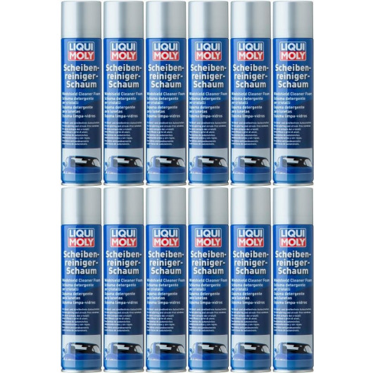 Liqui Moly 1512 Scheibenreinigerschaum 12x 300 Milliliter