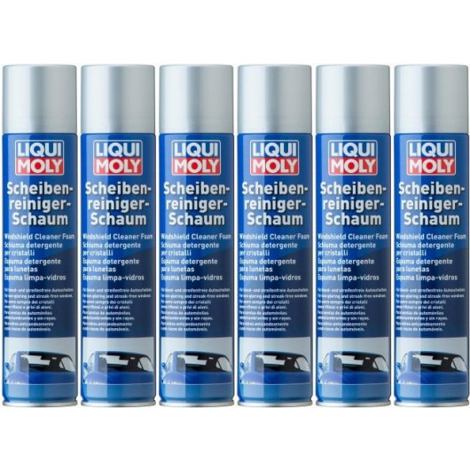 Liqui Moly 1512 Scheibenreinigerschaum 6x 300 Milliliter