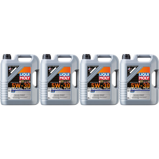 Liqui Moly 1193 Special Tec LL 5W-30 Motoröl 4x 5 = 20 Liter
