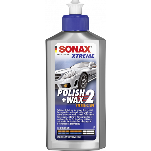 SONAX XTREME Polish & Wax 2 Hybrid NPT 250ml