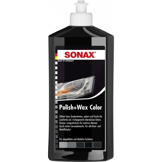 SONAX Polish & Wax Color NanoPro schwarz 500ml