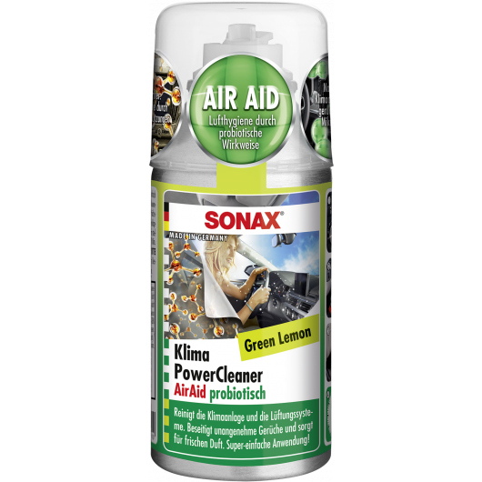 SONAX KlimaPowerCleaner AirAid Green Lemon 100 ml