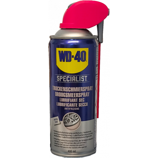 WD-40 SPECIALIST Smart Straw Reibungsreduzierendes PTFE Trockenschmierspray 400ml