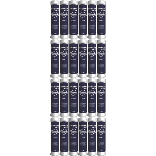 Repsol Schmierfett GRASA MOLIBGRAS EP 2 Fett Kartusche 24x 400 Gramm