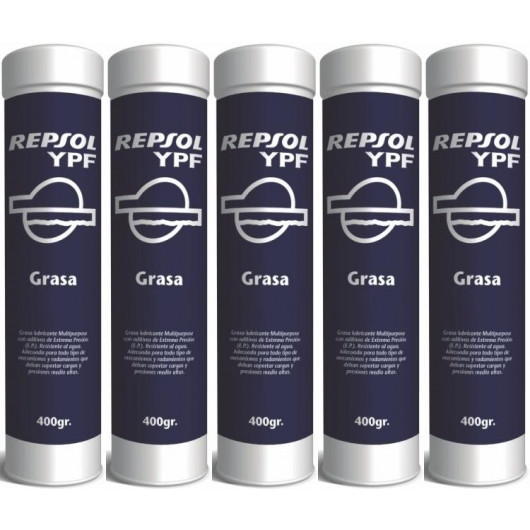 Repsol Schmierfett GRASA MOLIBGRAS EP 2 Fett Kartusche 5x 400 Gramm