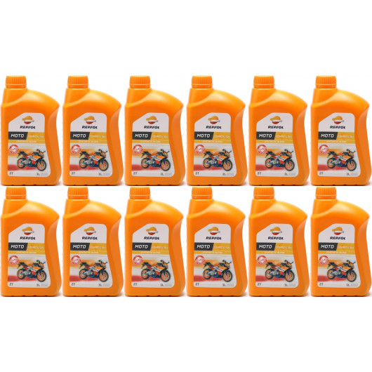 Repsol Motorrad Motoröl MOTO COMPETICION 2T 1 Liter 12x 1l = 12 Liter