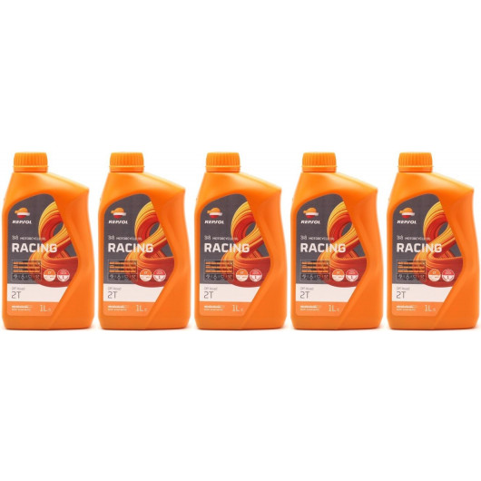 Repsol Motorrad Motoröl RACING OFF ROAD 2T 1 Liter 5x 1l = 5 Liter