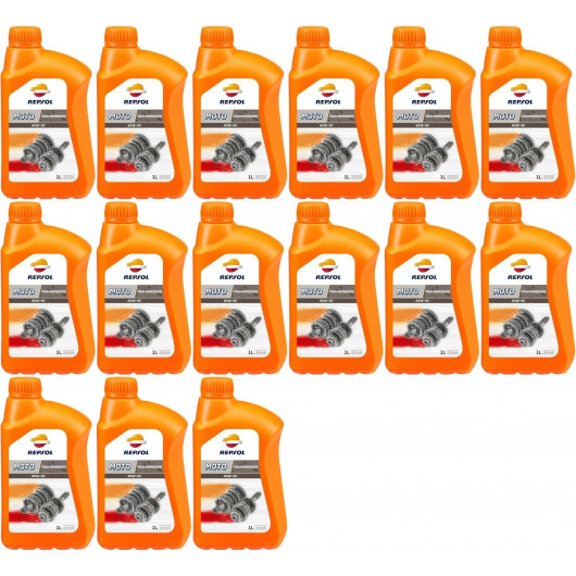 Repsol Motorrad Getriebeöl MOTO TRANSMISION 80W90 1 Liter 15x 1l = 15 Liter