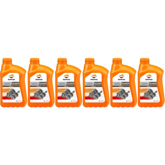 Repsol Motorrad Getriebeöl MOTO TRANSMISION 80W90 1 Liter 6x 1l = 6 Liter