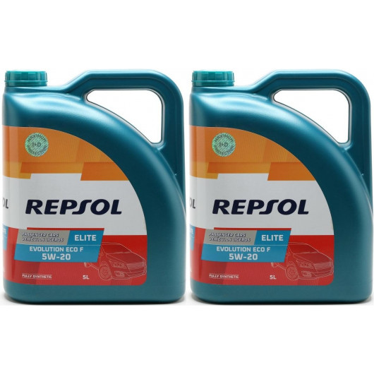 Repsol Motoröl ELITE EVOLUTION ECO F 5W20 2x 5 = 10 Liter