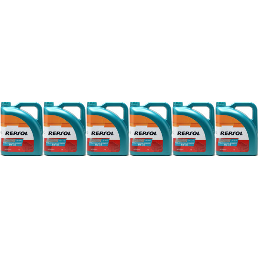 Repsol Motoröl ELITE EVOLUTION F. ECONOMY 5W30 6x 5 = 30 Liter