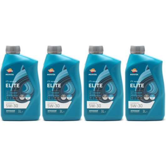Repsol Motoröl ELITE EVOLUTION C2 5W-30 1 Liter 4x 1l = 4 Liter