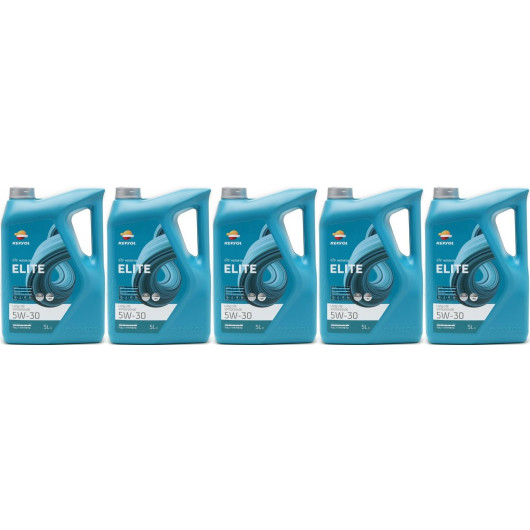 Repsol Motoröl ELITE LONG L.LIFE 50700/50400 5W30 5x 5 = 25 Liter