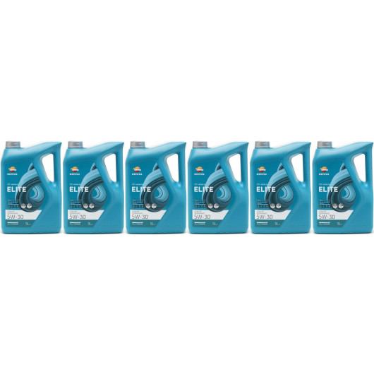 Repsol Motoröl ELITE LONG L.LIFE 50700/50400 5W30 6x 5 = 30 Liter