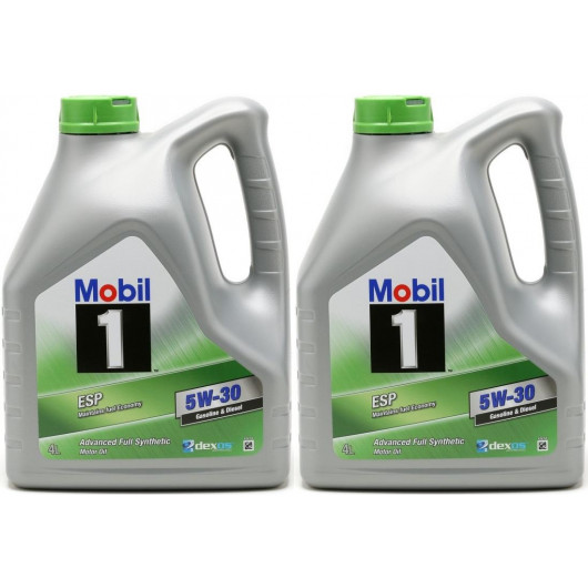 Mobil 1 ESP 5W-30 Motoröl 2x 4l = 8 Liter