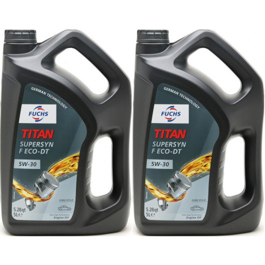 FUCHS TITAN Supersyn F Eco-DT SAE 5W-30 Motoröl 2x 5 = 10 Liter