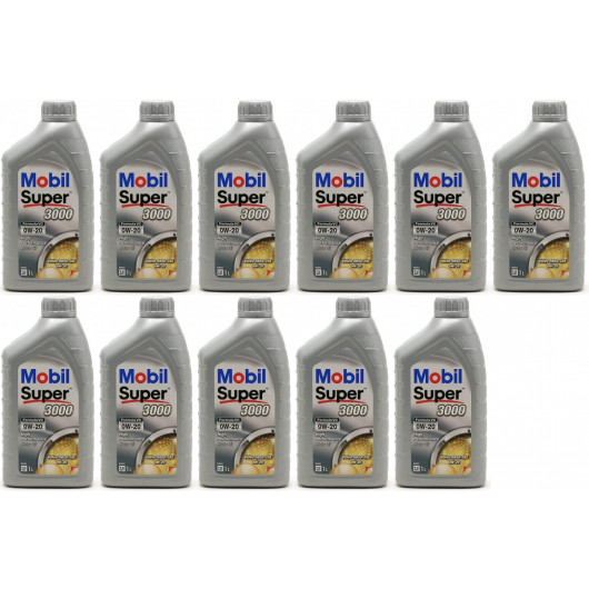 Mobil Super 3000 Formula VC 0W-20 Motoröl 11x 1l = 11 Liter