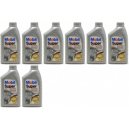 Mobil Super 3000 Formula VC 0W-20 Motoröl 8x 1l = 8 Liter