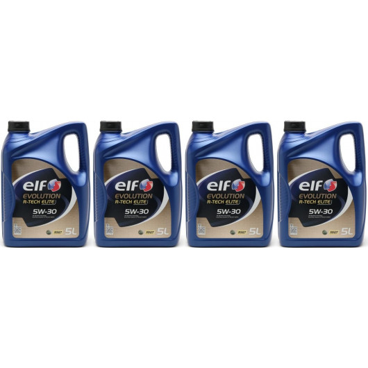 Elf Evolution R-Tech RN17 5W-30 Motoröl 4x 5 = 20 Liter